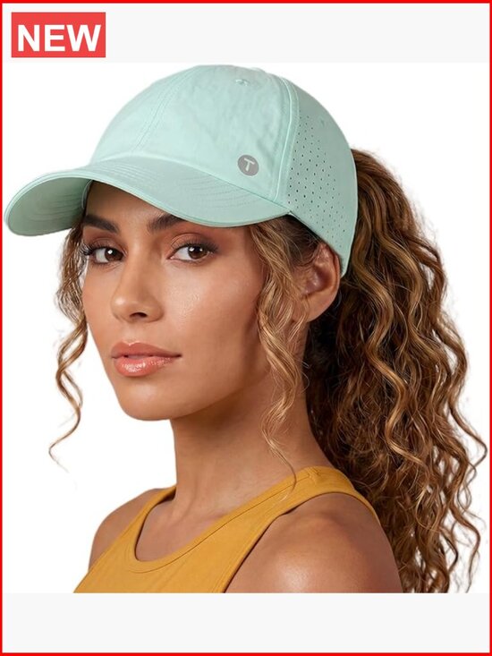 Cooling High Ponytail Breathable Sport Hat for Women Running Golf UPF 50+ main image 4